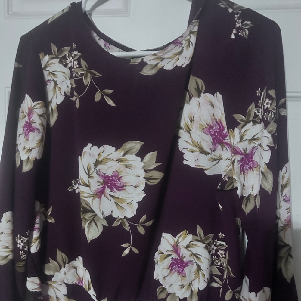 Maroon blouse